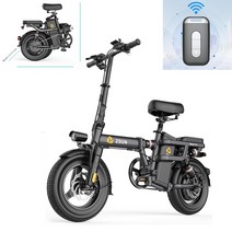 2022년 독일 ZSUN 전동 배달용 출퇴근 14인치 접이식 48V 2인용 스로틀 PAS 전기자전거 관부가세포함, 프리미엄 블랙, 15Ah_60~70KM(PAS)