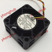nmb mat 1608kl 04w b79 lb8 dc 12v 0 25a 40x40x20mm 3선식 서버 냉각 팬, 없음, 검은색