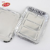 200 x 150 x 35 알뜰형 은박도시락 10P