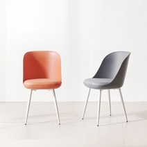 세잉 식탁 의자 카페 매장 디자인 체어 (T58), 01.오렌지