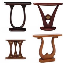 인테리어 엔틱 콘솔 폭좁은 스탠드 선반 원목 테이블, 유형 B 110x30x80