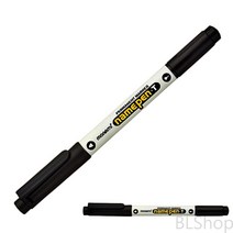 양면 네임펜 검정 1P 가는네임펜 검은볼펜