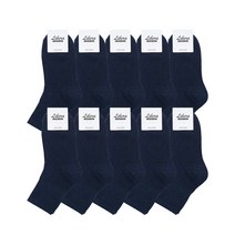 [리베라] 여성용 / 주니어 하프밴드 양말 무지 컬러 메란지 학생 양말 19종 컬러 10족 세트