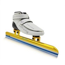 탄소 섬유 쇼트 트랙 아이스 블레이드 인라인 스피드 스케이트 신발 ice skiing race patines on snow gound 화이트 블랙 eur 30 45, 모델 2, 오분의 사