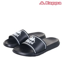카파 공용 로고 비치 슬리퍼 블랙 KKSD281O1
