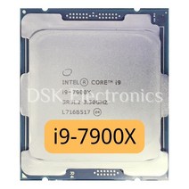 i9 CPU i99900k i910900 인텔 코어 i9-7900X 프로세서 10 20 스레드 LGA 2066 소켓 i9 데스크탑 CPU 3.3GHz, 한개옵션0
