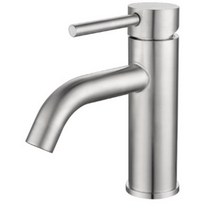 준앤코 스테인리스 원홀 세면대 수전 세면수전 욕실 화장실 수도꼭지 무광 니켈 대붙이, 4개