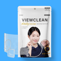 [신제품] 뷰크린 데일리 5매입/ 국내산 김서림방지 / 행사 식당 예식장 학교 강의 마트 투명 위생 마스크