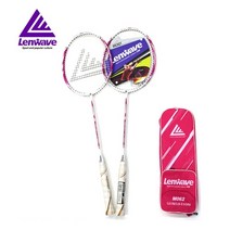 우기마켓 가볍고 튼튼한 배드민턴세트(라켓2p+가방), 핑크(M062), 이미지참조