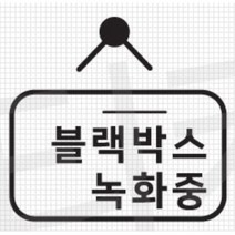 블랙박스 녹화중 스티커 데칼 튜닝 카니발 익스플로러 그랜져 베뉴 더뉴코나 차량 쏘나타DN8 QM3 스타렉스 문구 GV70 K7 올뉴K3 스파크 TG 올란도 SM5, 블랙, A타입