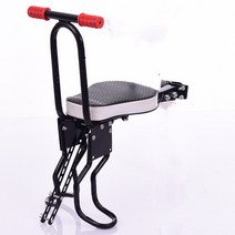 자전거 유아 안장 아기 접이식 의자 전기자전거 용품 어린이, Black Suspended Simple Se