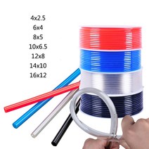 릴호스 청소 베란다 세차 호스1m 공압 호스 pu 파이프 4*2.5mm 6*4mm 8*5mm 10*6.5mm 12*8 14*10mm 16*12mm, 04 Black_03 8x5