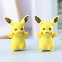 카와이 애니메이션 포켓몬 피카추 지우개 만화 귀여운 연필 고무 크리에이티브 문구 학교 사무용품 2 개/세트, [01] 2pcs