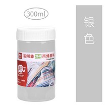 펄물감 은분 메탈릭 아크릴 펄 메탈 데코아트 페인트 골드, Q.퓨어 실버 300ml개