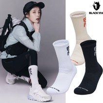 블랙야크 공용 아이유 양말 쿨맥스 알파인크루삭스Z 2BYSCX3901, 24, 블랙BK