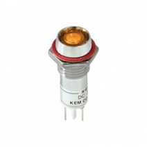 KEM 12V LED 인디케이터 고휘도형 블루 10x26.5mm KLDU-10D12-B, 1