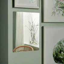 [돗개리빙]깔끔하고 편리한 이케아 붙이는 유리 거울 접착식 전신거울 시리즈 롯스 뢴소스, 뢴소스(21X30cm)