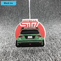 차량용 종이방향제 리틀트리 최신 1 개 자동 종이 매달려 공기 청정기 JDM 레이싱 스타일 후면보기 미러 펜, 06 6
