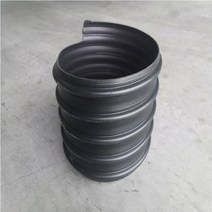 유공관 HDPE 스틸 스트립 파이프 강화 폴리에틸렌 나선형 주름관 이중벽 주름관 시립 하수 배수 대구경 파이프, DN600, 1개