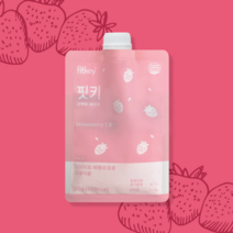 [핏키] 프로틴 다이어트 3초 쉐이크 55g x 7개입 (딸기) (1주분), 딸기(7개입)(1주분)