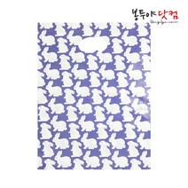봉투야닷컴 LDPE 40호 (40x49cm) 50장 비닐쇼핑백, 래빗