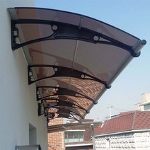 캐노픽스 1000x1000 비가림 차양막 창문차양 렉산 넥산 폴리카보네이트 창문캐노피, 블랙, 그린