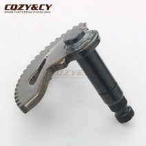 바이얼 킥스타터 부품 scooter kickstart shaft for adly airtech 50 matador vanguard 50 blizzard gta 50 silver, 없음