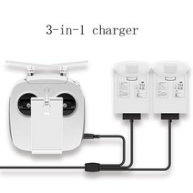 드론배터리 팬텀 4 프로 v2.0 고급 자동차 충전기 DJI RTK 드론 배터리 DC 휴대용 여행, 01 3 IN 1 charger