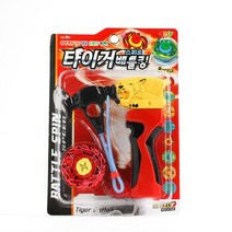 팽이대결 타이거 스피드 배틀킹 팽이 배틀팽이 장난감 팽이슈터기 선물용 장난감팽이 어린이날선물, 임의랜덤발송 1개