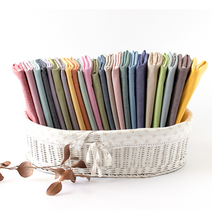 릴리패브릭 면20수 선염무지 캐주얼 레트로 해지 23color, 브라운