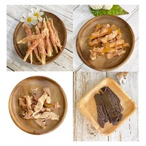 황태 닭가슴살말이 소간 육포 고구마 말랭이 대용량 국내산 강아지 수제간식 애견 개껌, 4개, 고구마 닭가슴살말이 110g
