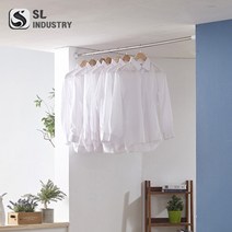 SUZ207891베이직 다용도 길이조절 압축봉(중)/옷걸이봉 커튼봉