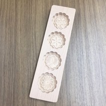 나무약과틀(4구/원형) / 5.5x1.5cm