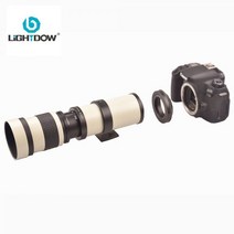DSLR 미러리스 렌즈 단 광각 망원 라이트 도우 화이트 420-800mm f8.3-16 초 수동 줌 캐논 니콘 소니 펜탁스 후지 올림푸스 dslr 카메라 호환, 협력사