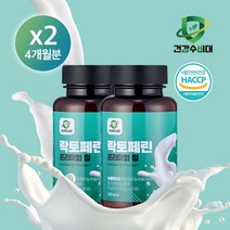 건강수비대 락토페린 프리미엄 정 1000mg x 60정, 2통(4개월분)