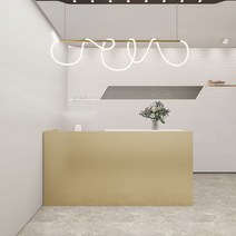 스테인리스 계산대 카운터 카페 미용실 프론트 인포 데스크, 골드 스텐 계산대