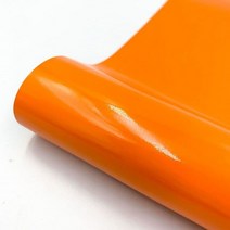 광택 솔리드 컬러 자체 접착 PVC 비닐 컵 스티커 벽 자동차 레터링 공예 DIY 필름 1 롤, 30x100cm, orange