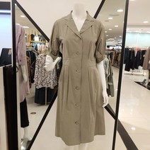 아르테 [초특가] 워싱 면100% 단정한 셔링 원피스 DMBPWO320