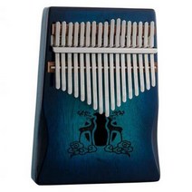 칼림바HLURU 17 Keys Kalimba 엄지 손가락 피아노 마호가니 우드 Mbira Body 악기 Kalimba 피아노 크리스마, 01 골드 호일