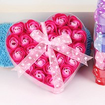라이징 데일리 비누꽃 8종 꽃다발 인테리어 장식 소품, 릴리지 핑크A