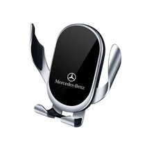 벤츠 고속 무선 충전 핸드폰 거치대 A C E S클래스 CLA CLS GLC GLA GLE 벤츠로고 QC 3.0 시거잭 무료, 16-19년GLC