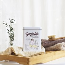 [비긴라이프] 유아 거품 목욕 입욕제, 버블드림 틴케이스 + 250g x 2팩