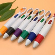 고리형 4색 미니 판촉 볼펜 (5P) 귀여운볼펜 판촉볼펜 고급볼펜 신기한볼펜 볼펜인쇄 국산볼펜 볼펜선물