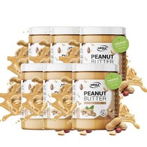 피넛버터 스무스 1KG Wehle Sports Store Peanutbutter Smooth, 6팩