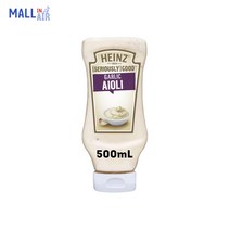 호주 하인즈 Heinz 갈릭 아이올리 에이올리 마요 500ml 마늘 소스 대용량, 1개