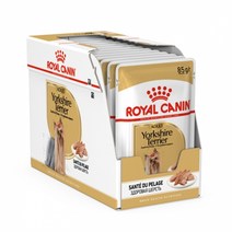 로얄캐닌 요크셔테리어 어덜트 강아지파우치 1박스 (85g x12개)