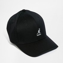 캉골 모자 볼캡 플렉스핏 야구모자 블랙 8650BC, L/XL