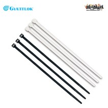 [세신철물점] 자이언트록 케이블타이 백색 흑색 100mm/140mm/200mm/270mm/300mm/370mm 소포장 100개입, GT-140I(140mm/100개), 화이트