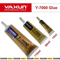 강력접착제 YAXUN Y-7000 바늘 노즐 접착제 모바일 프레임 터치용 쥬얼리 크리스탈용 다용도 투명 젤 4 개, 한개옵션0