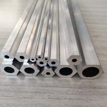 알루미늄파이프 원형 사각 튜브 합금 파이프 S8 ~ 30mm 육각 알루미늄 튜브 중공 6063 AL 막대 DIY 모델 재, 03 S 17 x D 6 mm_02 49cm 1Pcs